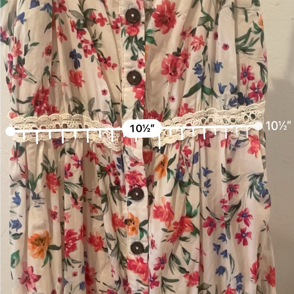 Good as new 🥰 Peony Floral XXS 🌼LANI MIDI DRESS Lovers and Friends - Picture 12 of 13